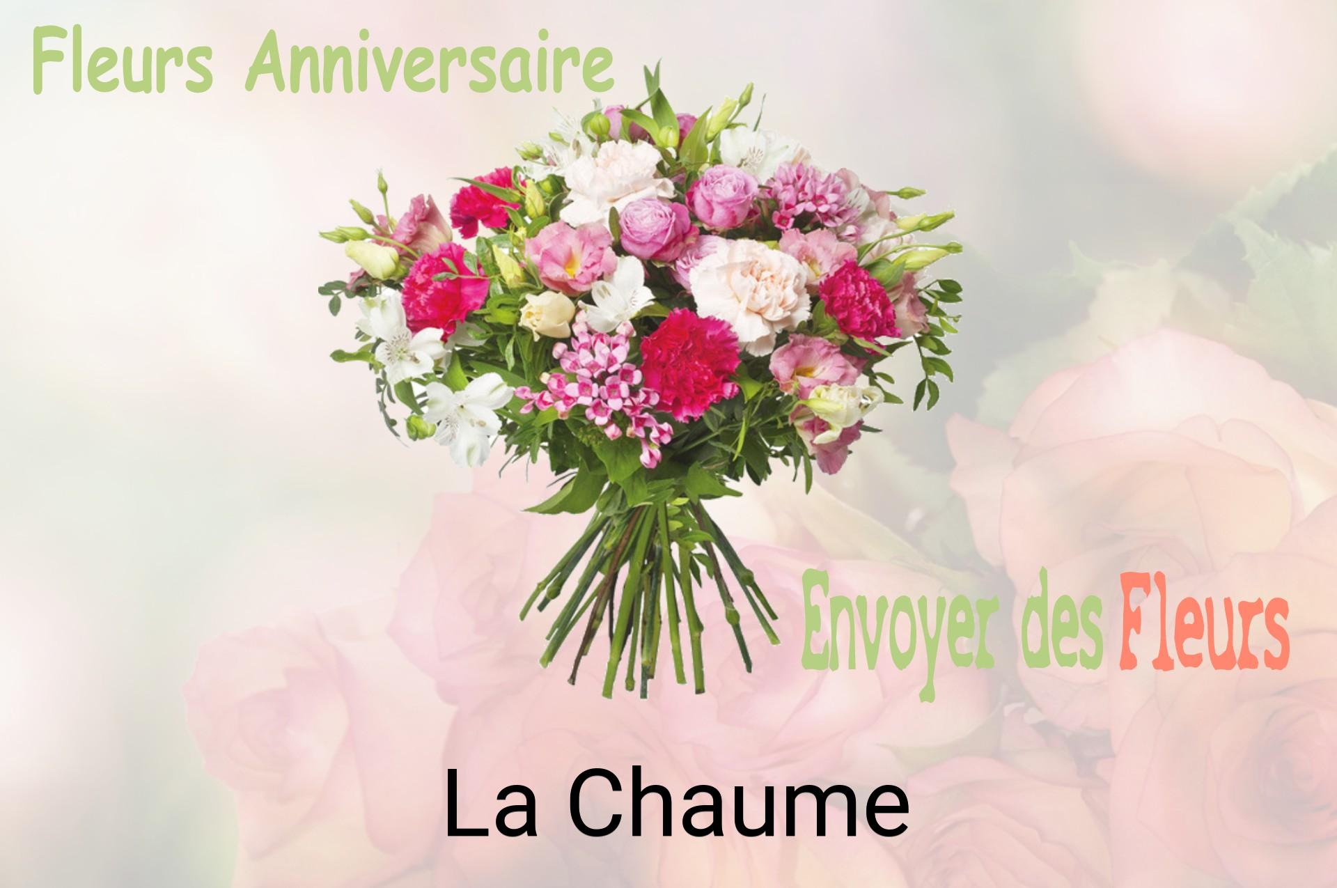 Bouquet de fleurs d’anniversaire livré à La Chaume