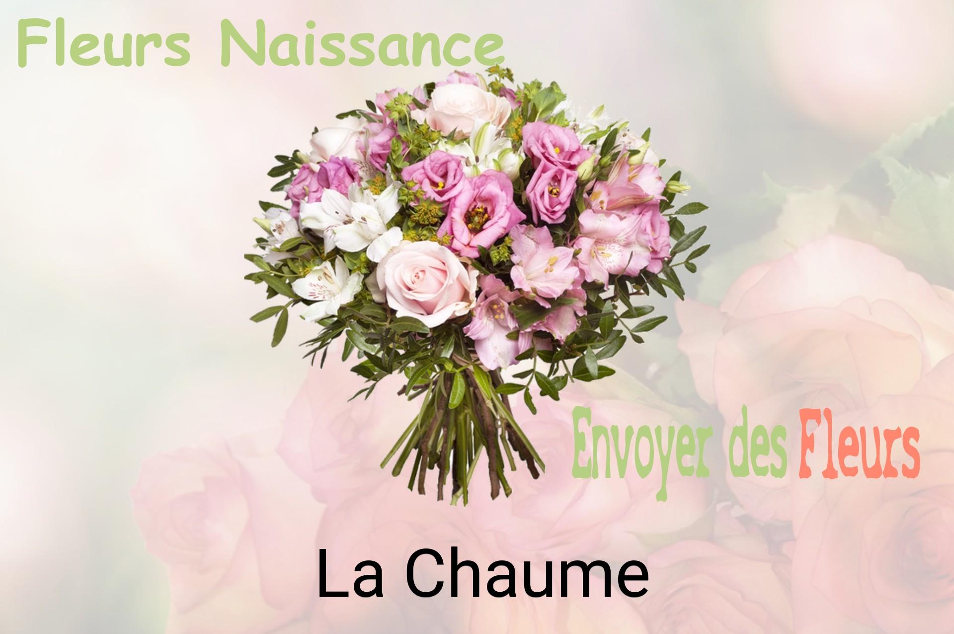 Bouquet de fleurs de naissance livré à La Chaume